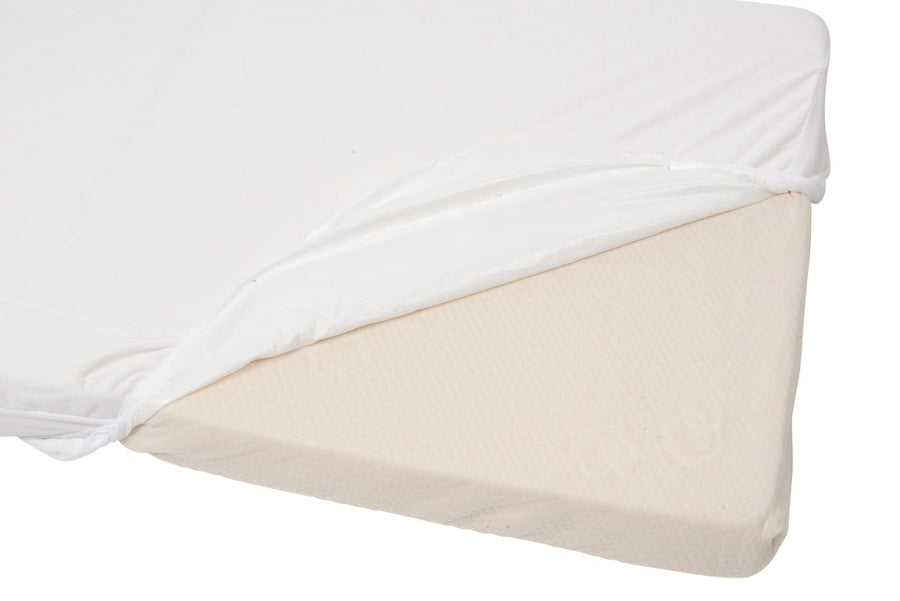 Candide Waterproof Fitted Sheet 60 x 120 cm White