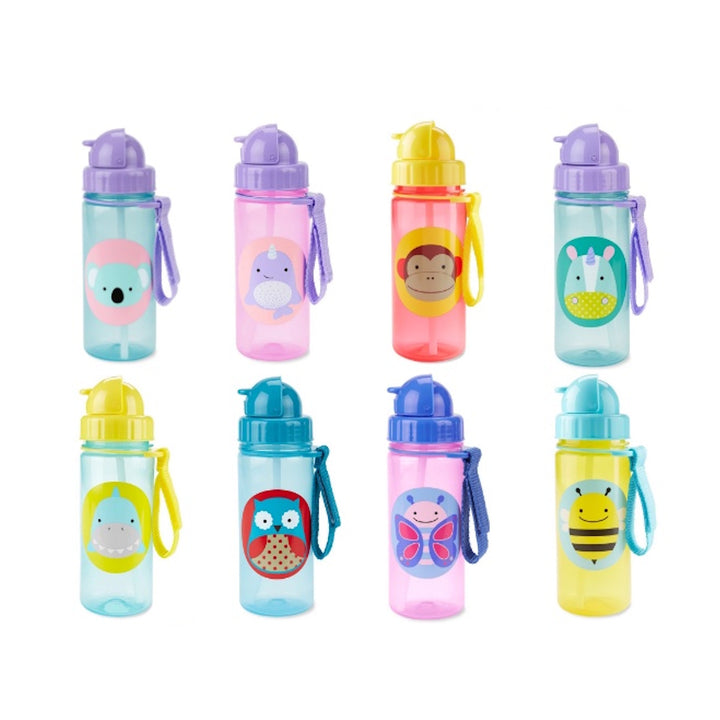 Skip Hop Zoo PP Straw Bottle 390ml / 13oz