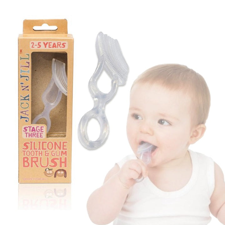 Jack N' Jill Silicone Tooth & Gum Brush- Stage 3 (2-5 Years)