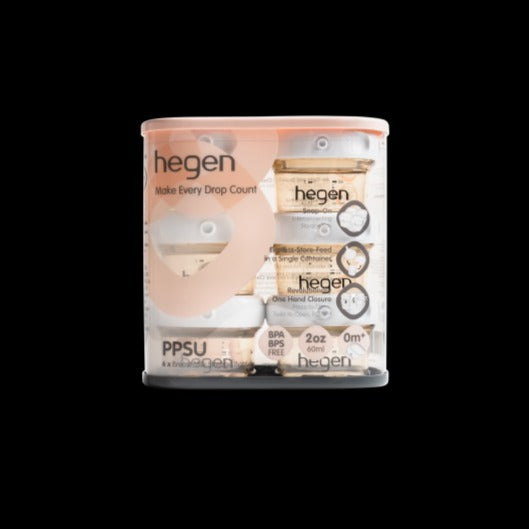 Hegen PCTO 60ml/2oz Breast Milk Storage PPSU (6 pack)