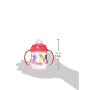 Nuby Designer Pinpoint 2 Handle Click It Trainer Cup with Spout 270m l