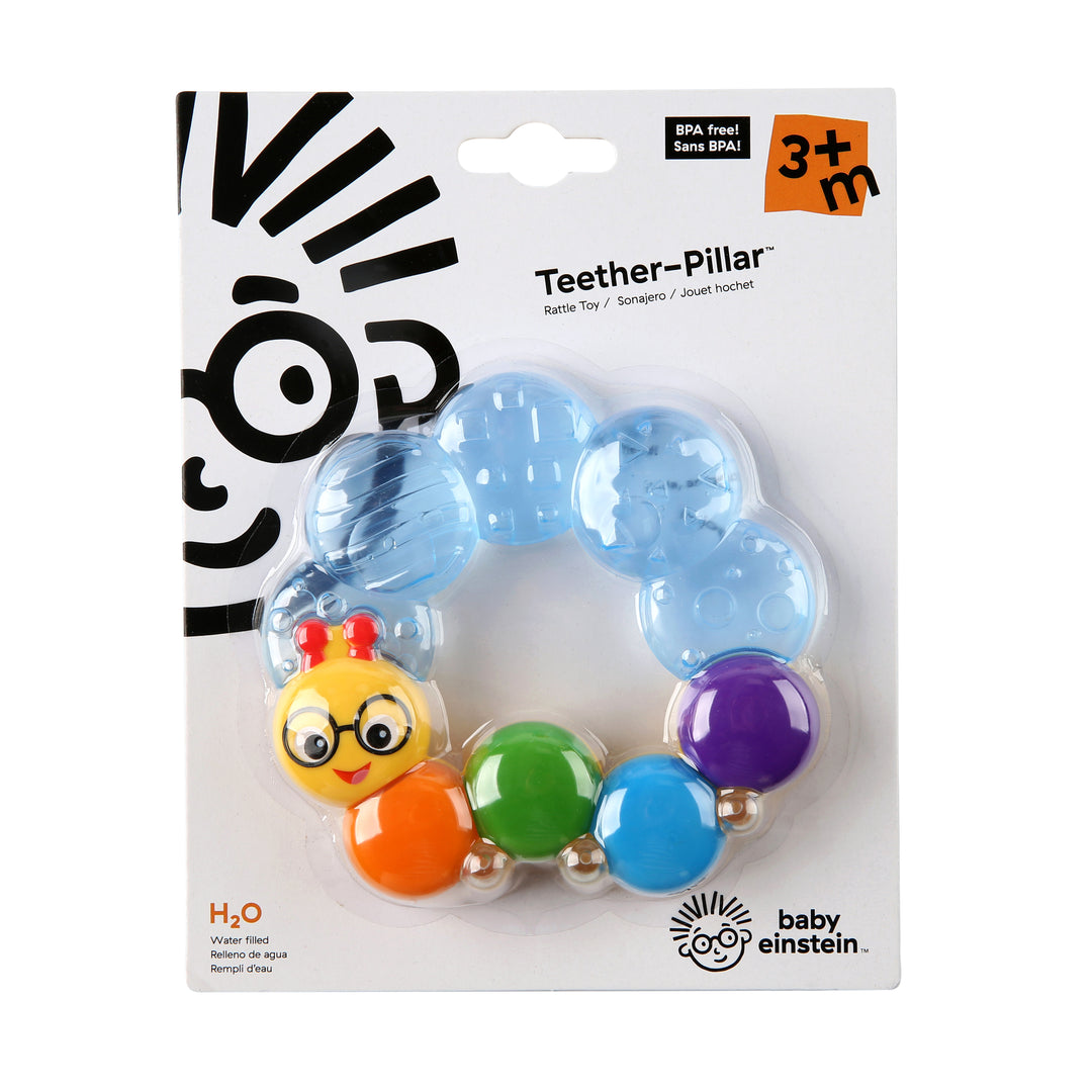 Baby Einstein Teether Pillar Rattle Toy