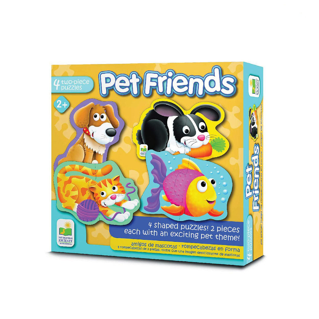 The Learning Journey International My First Shaped Puzzle-Pet Friends/ Safari Friends