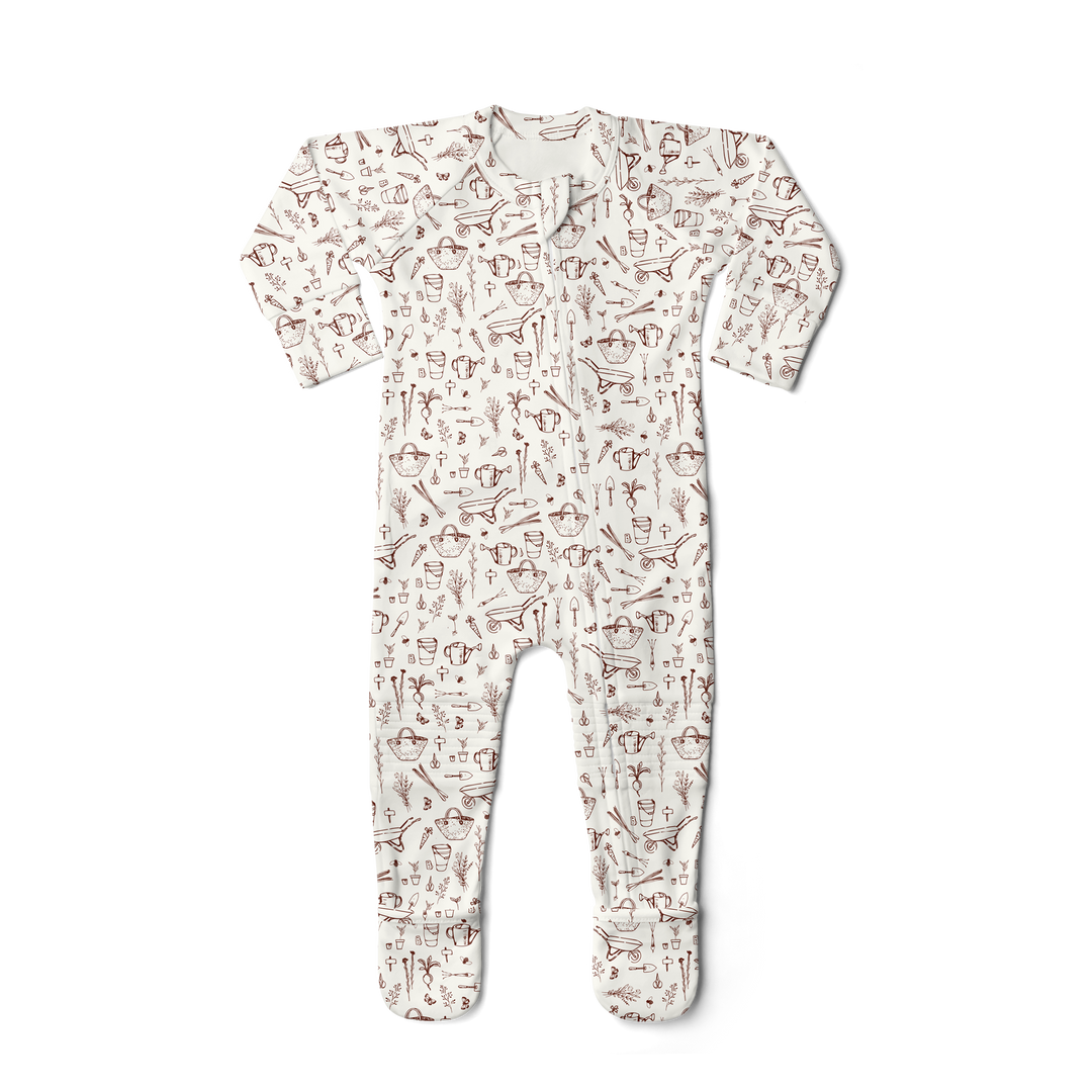 Goumi Kids Zipper Jumpsuit (6 - 12m)