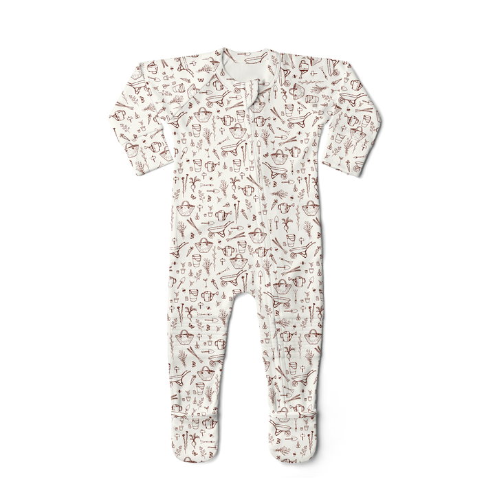 Goumi Kids Zipper Jumpsuit (6 - 12m)