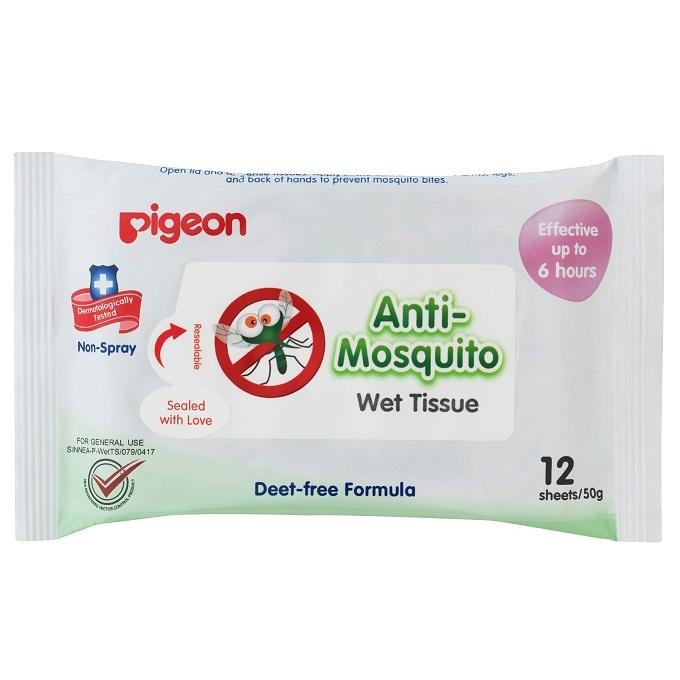 Pigeon Anti Mosquito Wet Wipes 12pcs