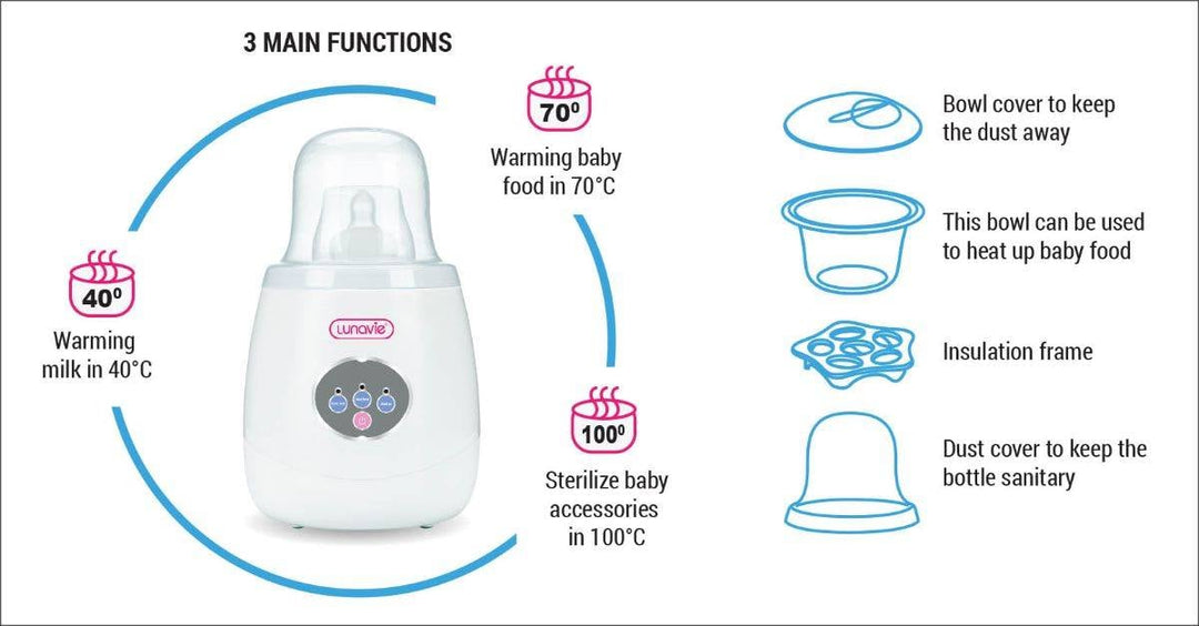 Lunavie Electronic Bottle & Baby Food Warmer