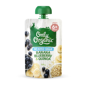 Only Organic Banana Blueberry & Quinoa 120g
