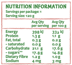 Only Organic Banana Blueberry & Quinoa 120g