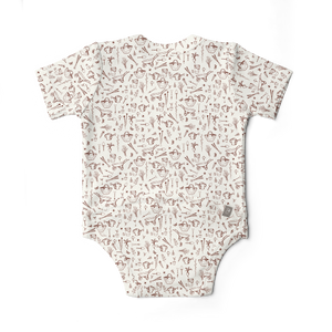 Goumi Kids Organic Bamboo Short Sleeve Bodysuit - image 4 - Happikiddo.com