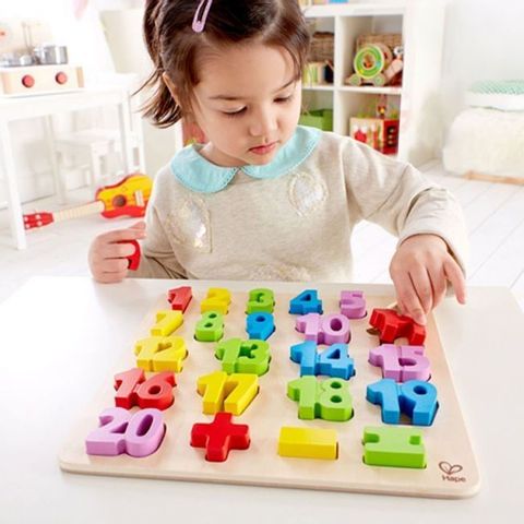 Hape Chunky Number Math Puzzle