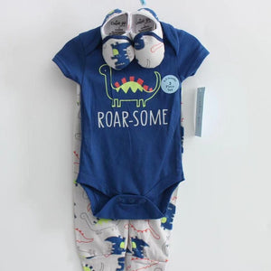 Earth Bebe Romper With Pant & Shoe Set 0-3 months – image 1