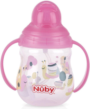 Nuby Designer Pinpoint 2 Handle Click It Trainer Cup with Spout 270m l