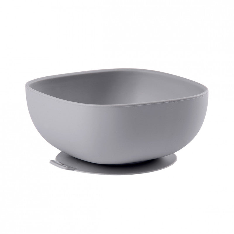 Beaba Silicone Suction Bowl- Grey