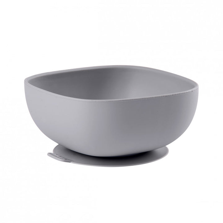 Beaba Silicone Suction Bowl- Grey