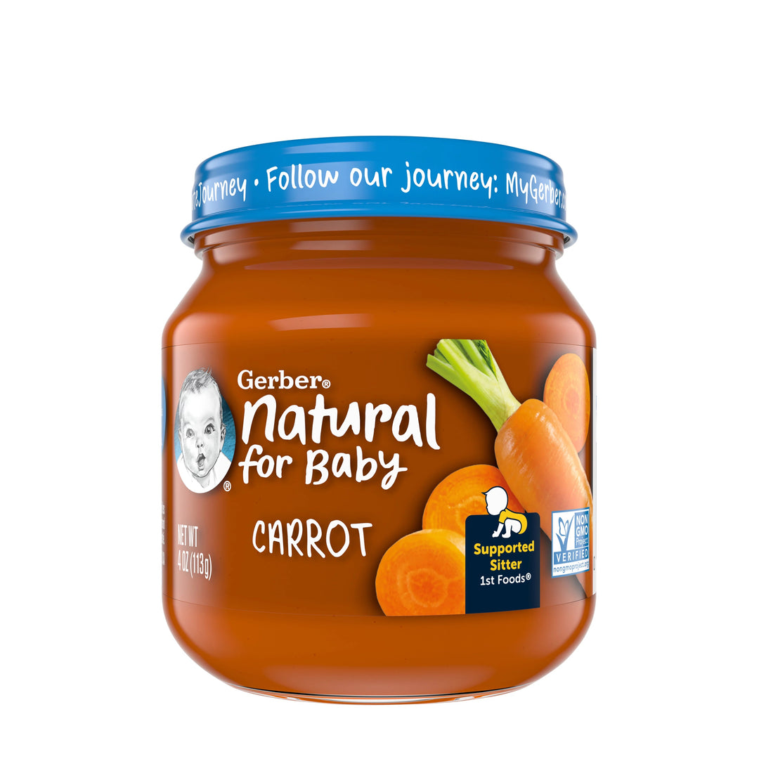 Gerber 1st Foods Natural Carrot Baby Food