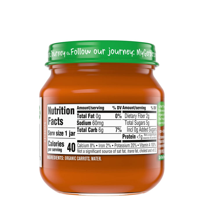 Gerber 1st Foods Natural Carrot Baby Food