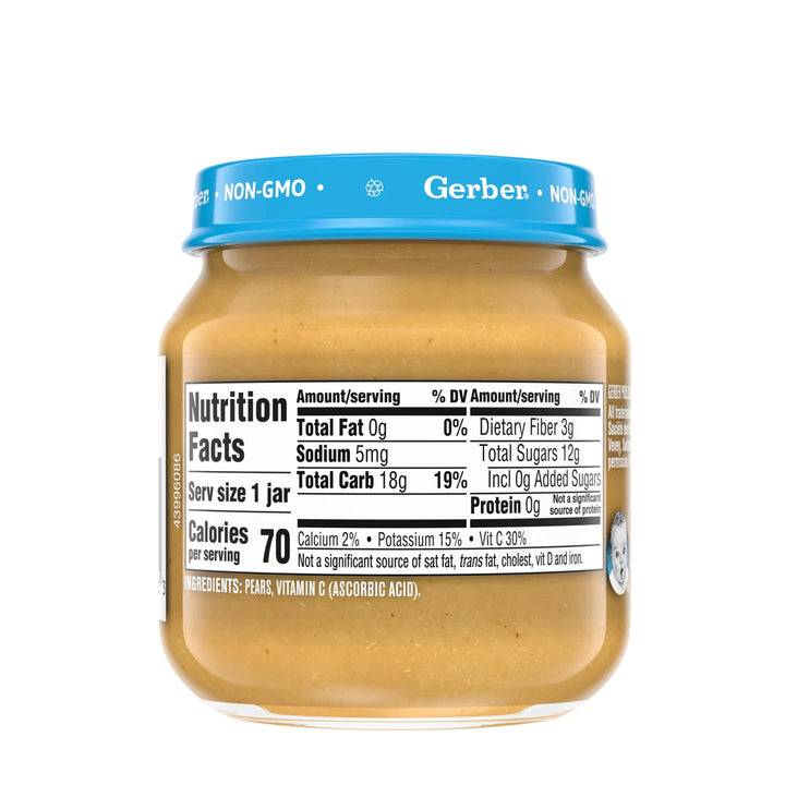 Gerber 1st Foods Natural Pear Baby Food