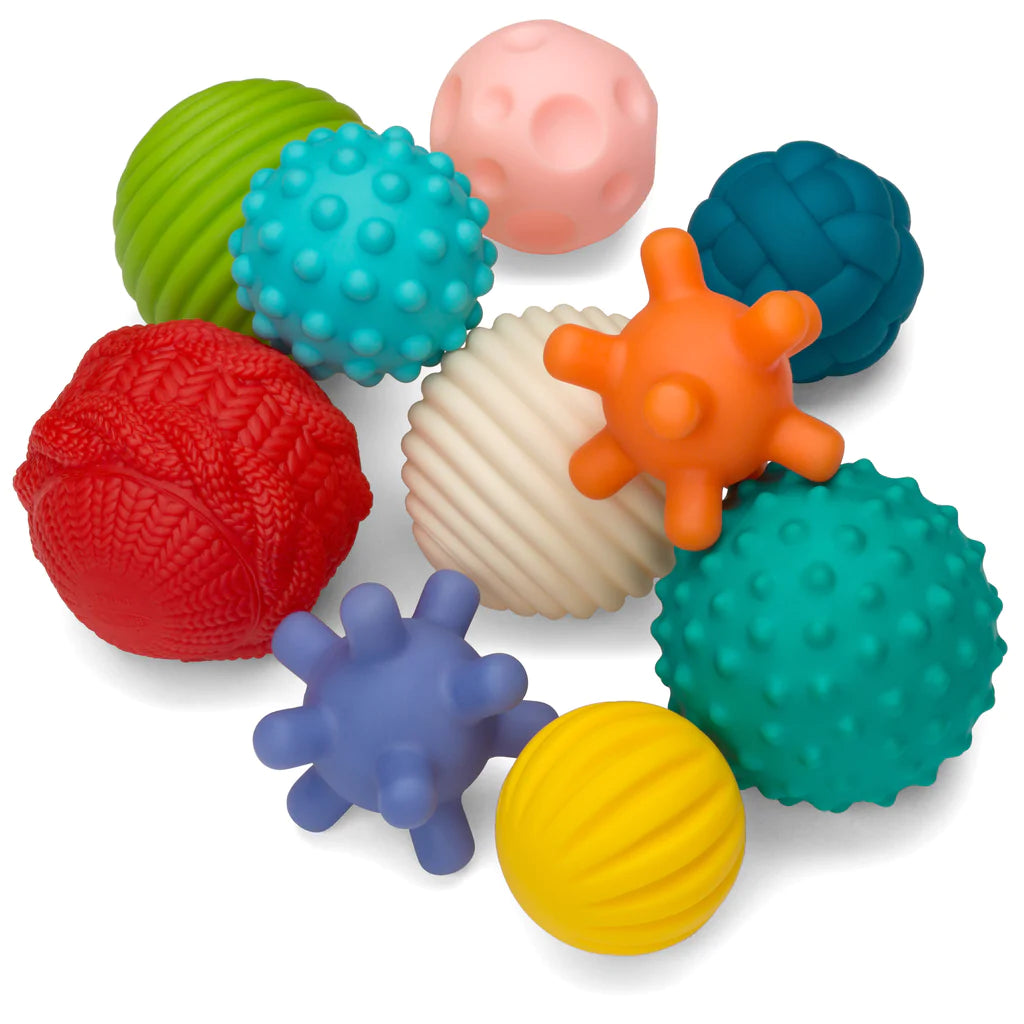 Infantino Textured Multi Ball Set- 10 pcs (F316440)