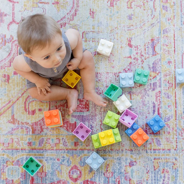 Infantino Super Soft 1st Building Blocks- 12 Pieces (F315058)