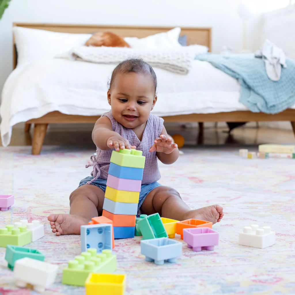 Infantino Super Soft 1st Building Blocks- 12 Pieces (F315058)