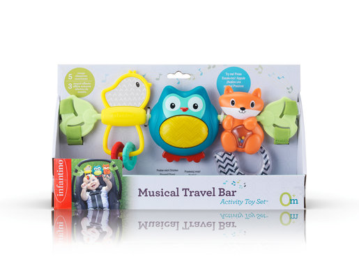 Infantino Musical Travel Bar Activity Toy (F216265)