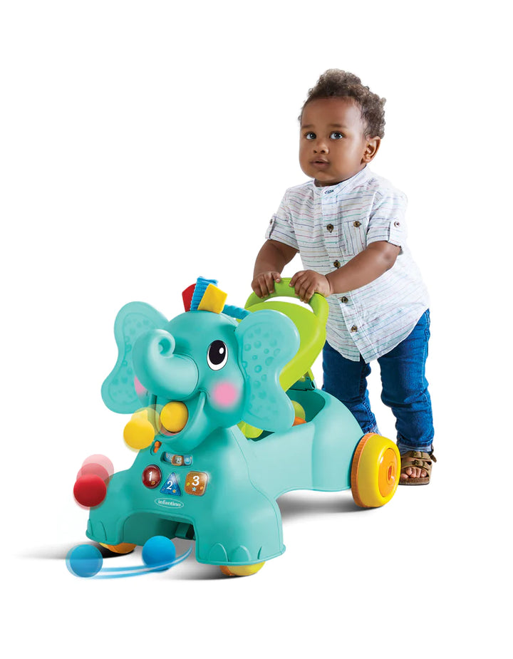 Infantino 3-In-1 Sit, Walk & Ride Elephant (F217023)