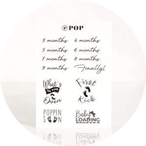 POP Neutral Temporary Belly Tattoo