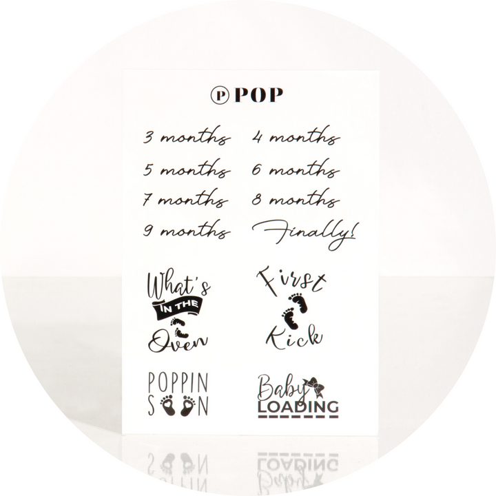 POP Neutral Temporary Belly Tattoo