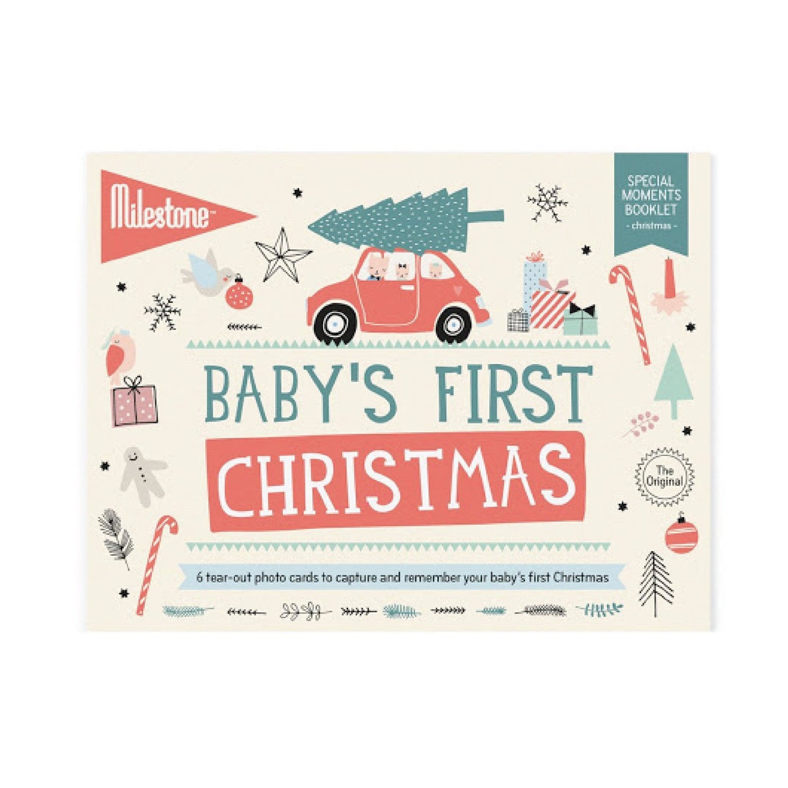 Milestone Baby Book - Baby's First Christmas - Happikiddo.com