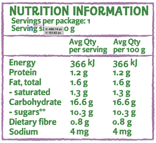 Only Organic Coconut Banana & Acai 100g