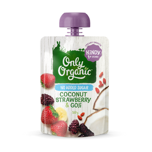 Only Organic Coconut Strawberry & Goji 100g  (Short Expiry Date)
