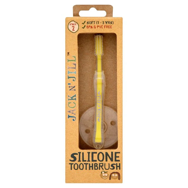 Jack N' Jill Silicone Toothbrush- Stage 2 (1-3yrs)