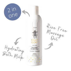 Gilly Goat Calm Baby Oil Bath Milk 250ml - image 2 - Happikiddo.com