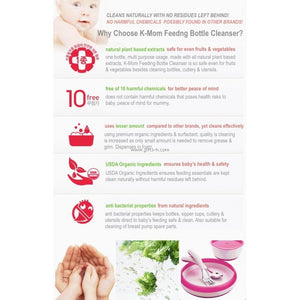K-MOM Baby Bottle Cleanser Bubble Type Refill 500ml