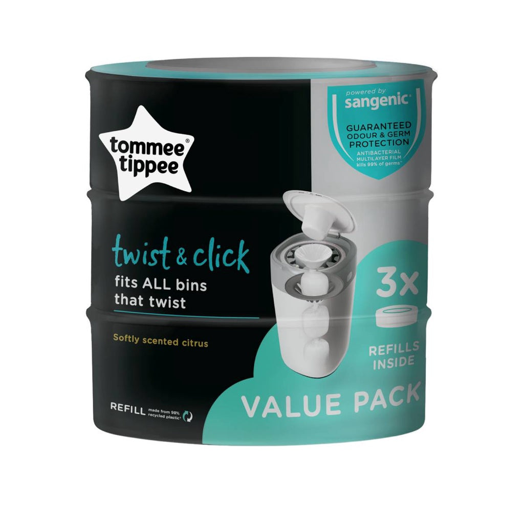 Tommee Tippee New Sangenic Tec Cassette 3pcs