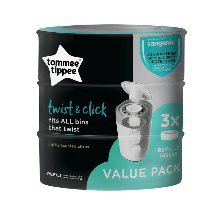 Tommee Tippee New Sangenic Tec Cassette 3pcs