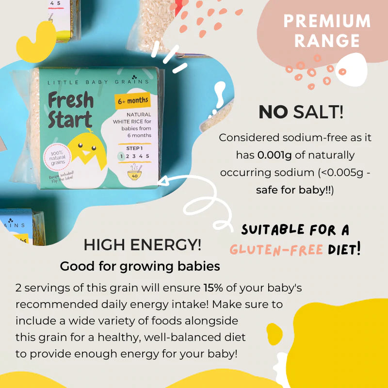 Gnubkins Starter Kit for Babies from 6-8 Months (Premium Range)