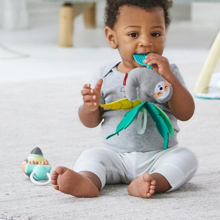 Skip Hop Tropical Paradise Jitter Stroller Toy-Sloth