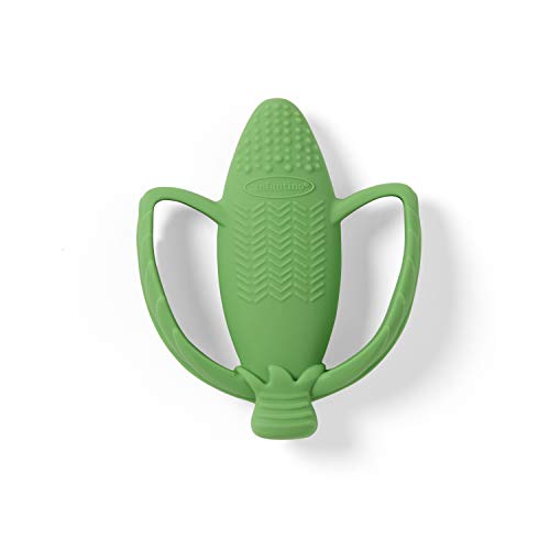 Infantino Lil Nibbles Textured Silicone Teether- Peas (F316577)