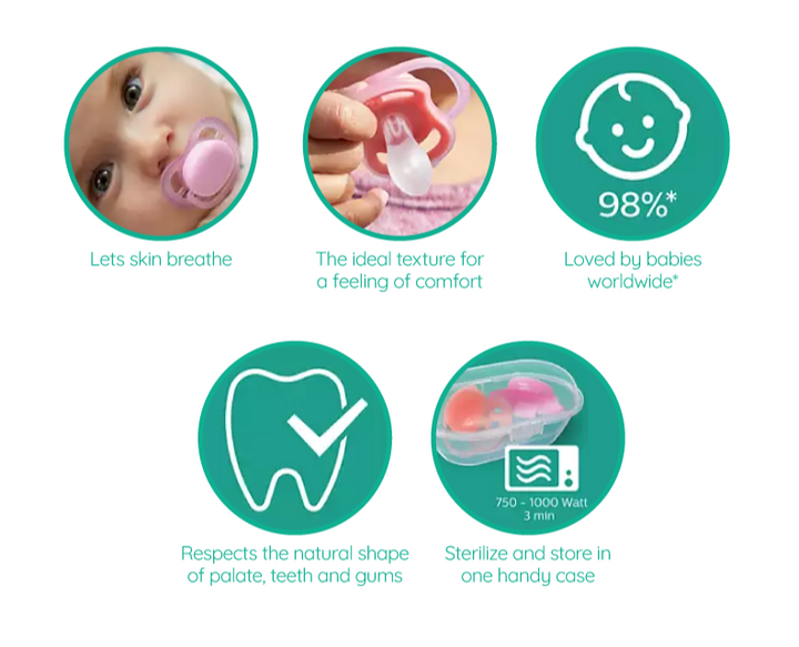 Philips Avent Ultra Air Pacifier 0-6 months- Owl/ Deer