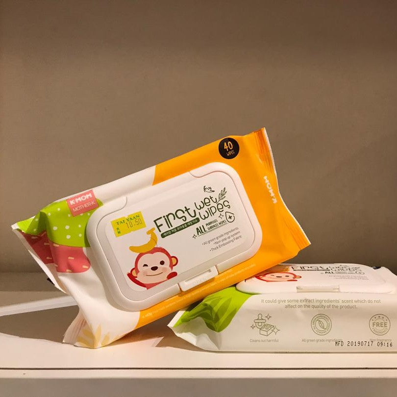 K-Mom First All Purposes Surfaces Wipes 40pcs