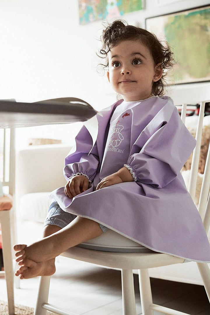 BabyBjörn Long Sleeve Bib (Purple)