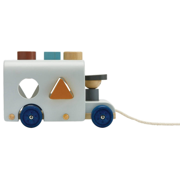 Plan Toys Sorting Bus- White
