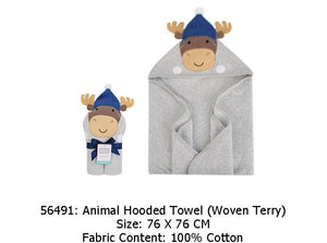 Hudson Baby Animal Hooded Towel- Deer