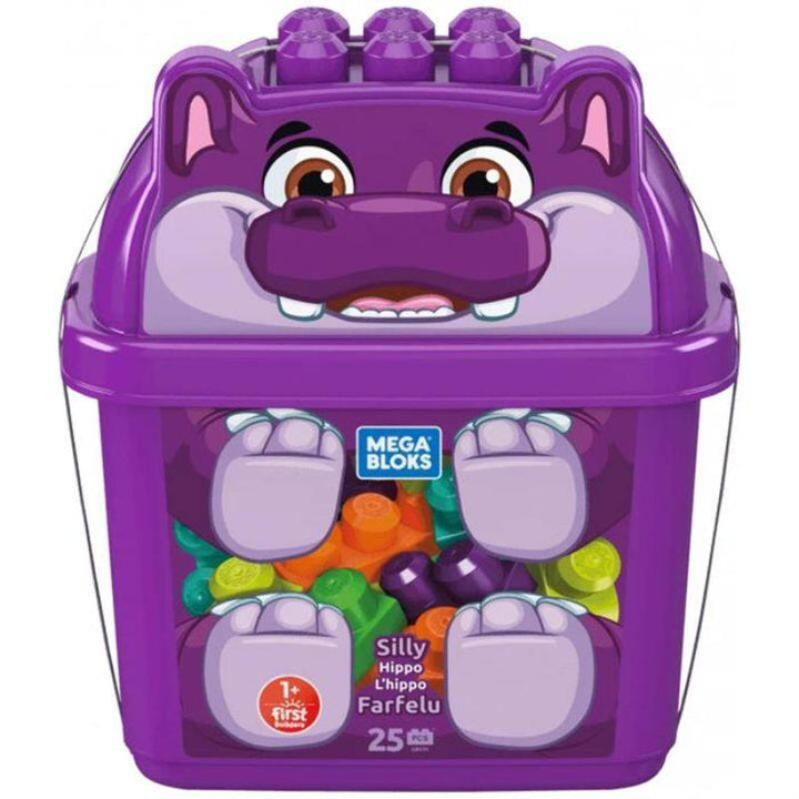 Fisher-Price Mega Bloks Silly Hippo With 25 Blocks (GCT46)