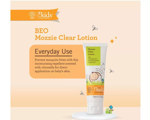 Buds Organics BEO Mozzie Clear Lotion 75ml