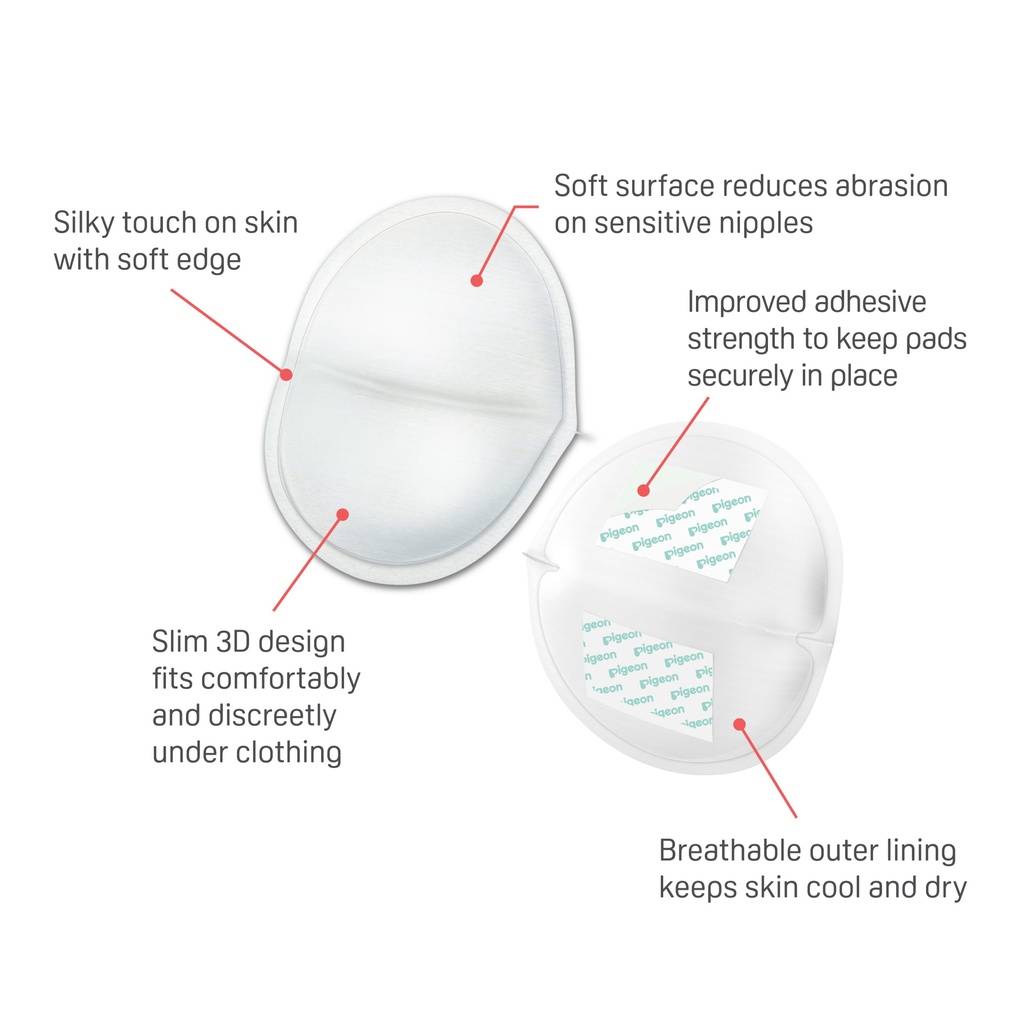 Pigeon Comfy Feel Breast Pads 60pcs