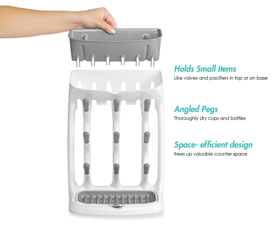 OXO Tot Space Saving Drying Rack- Grey