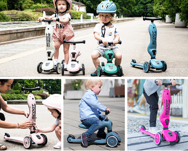 Scoot & Ride Highway Kick- Steel Blue